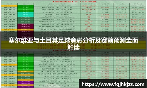 塞尔维亚与土耳其足球竞彩分析及赛前预测全面解读